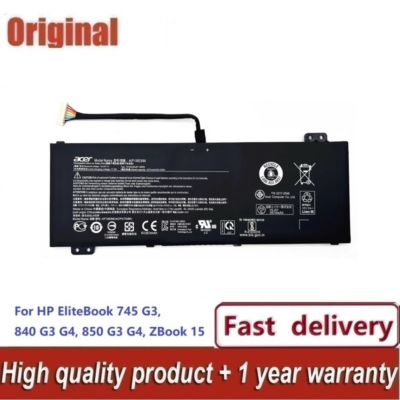AP18E7M AP18E8M Original Acer Predator Helios 300 PH315-52 AP18E7M Laptop Battery