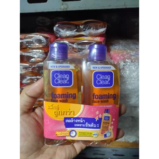 ของแท้ 100% คลีนแอนด์ เคลียร์Clean&clear โฟมมิ่ง เฟส วอช และ เอสเซนเชี่ยล ออยล์ คอนโทรล โทนเนอร์ ส่งไวมาก ส่งทุกวัน