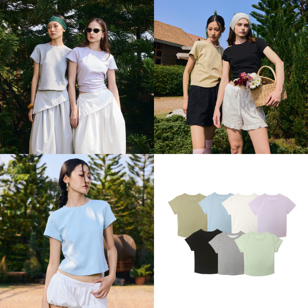 EVERYDAY - Airy Tee เสื้อยืดคอกลม ผ้าเย็นติดแอร์