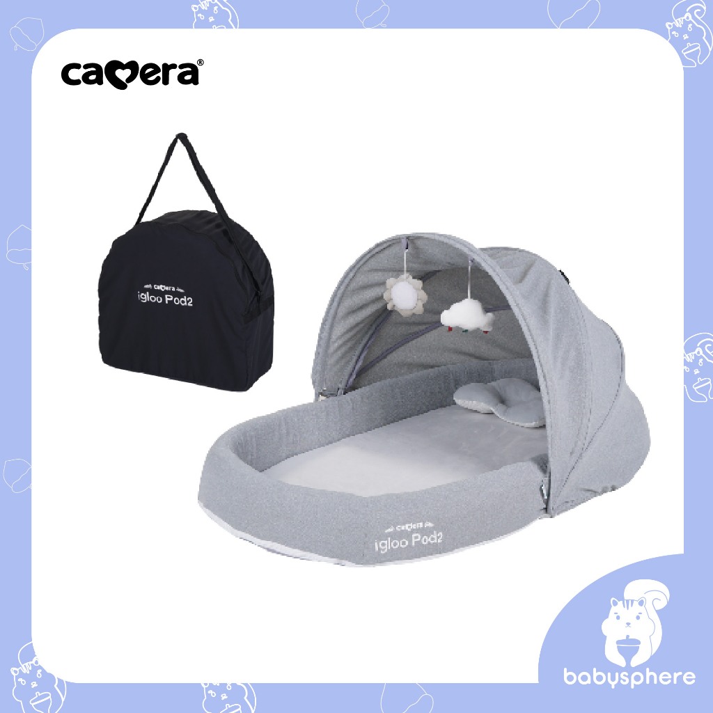CAMERA | ชุดมุ้งสำหรับเด็ก IGLOO POD 2 | ที่นอนพกพาสำหรับเด็ก ผ้า Minizoo นุ่มสบาย พร้อมกระเป๋าพกพา