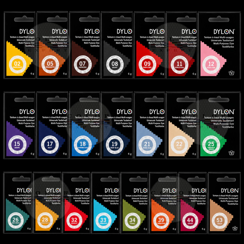 Dylonสีย้อมผ้าราคาผู้ผลิต ของแท้จากประเทศอังกฤษ สีย้อมผ้า