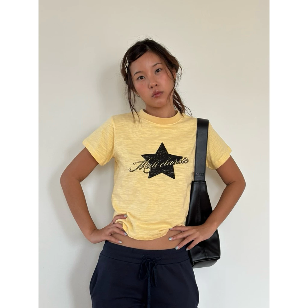 MALI Star vintage mini T shirt เสื้อยืด