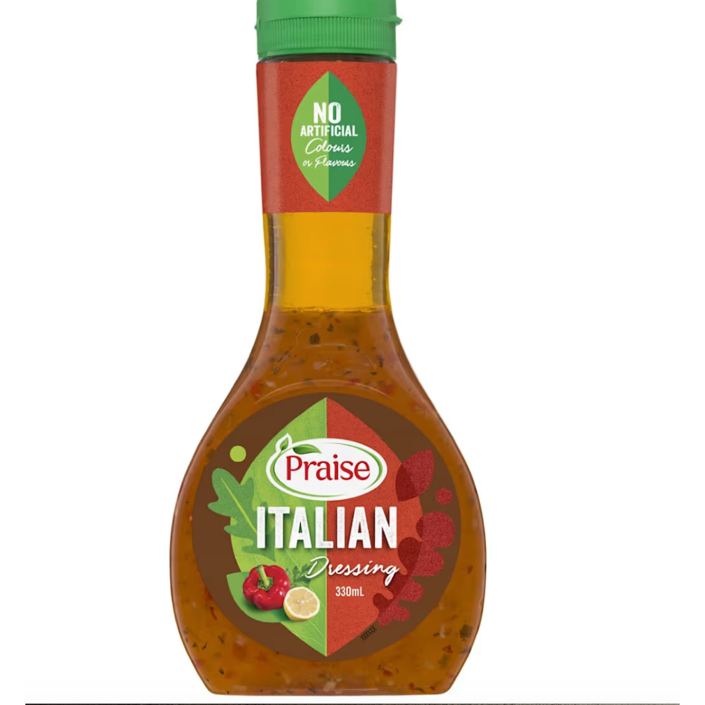 น้ำสลัดอิตาเลียน ตรา เพรส (Praise Italian Dressing) 330 มล.
