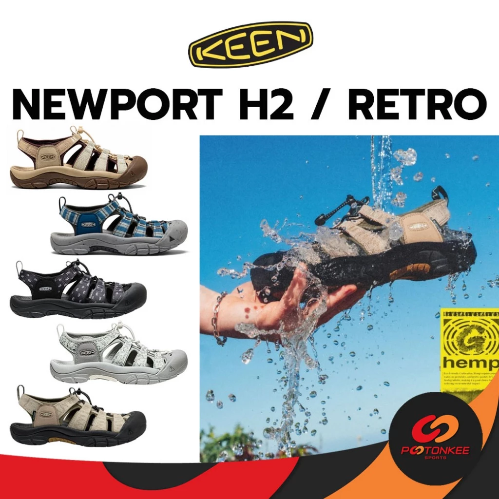 ของแท้ 100% KEEN Newport H2 / Retro รองเท้าเท้าแตะรัดส้น ลำลอง ผู้ชาย ผู้หญิง