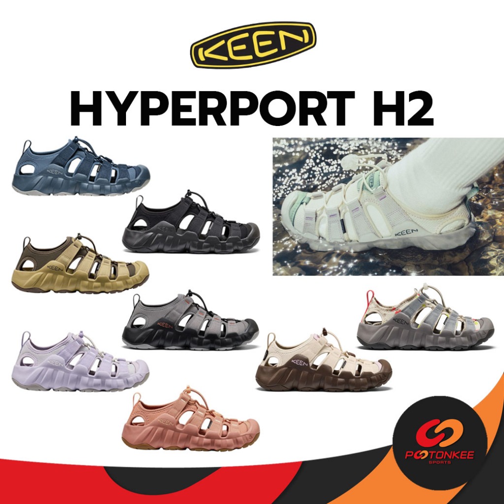 KEEN HYPERPORT H2 รองเท้าเท้าแตะแบบสวม หญิง ชาย น้ำหนักเบา