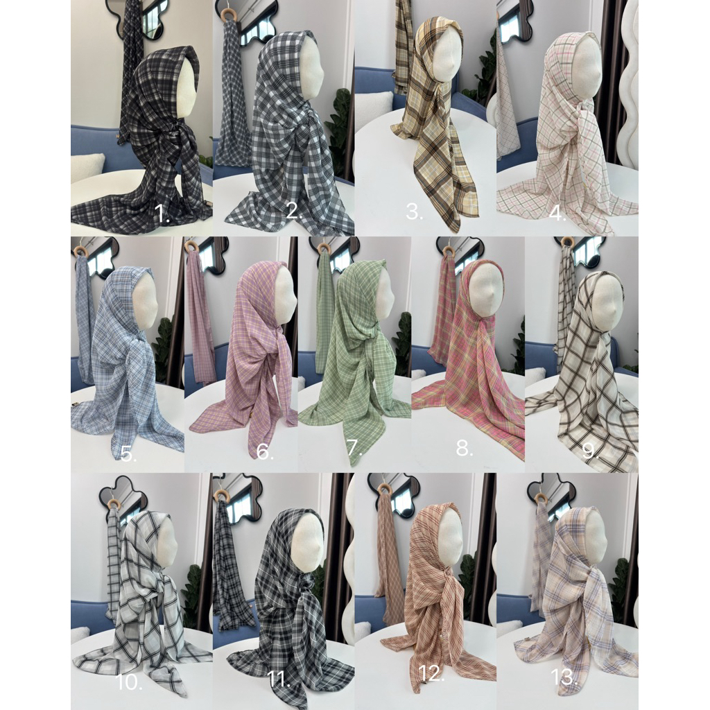 chiffon japan ฮิญาบพิมพ์ลายผ้าสต๊อกญี่ปุ่น 🧇