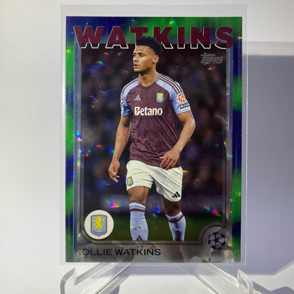 การ์ดนักฟุตบอล OLLIE WATKINS, ASTON VILLA, TOPPS 2025