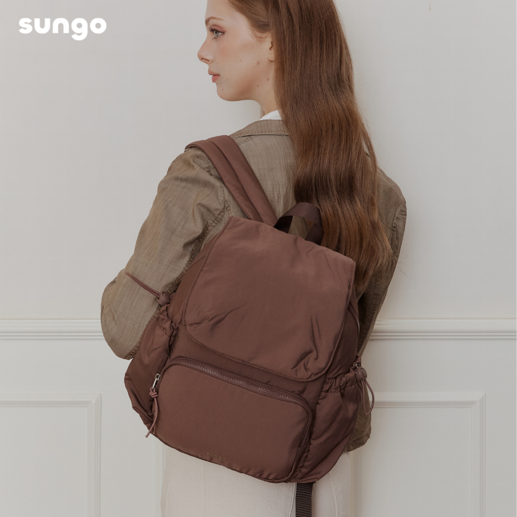 Sungo Nova Puffy Backpack (SG011) กระเป๋าเป้ ผ้าพัฟฟี่ น้ำหนักเบา นุ่ม มี 5 สี Lightweight Women Backpack