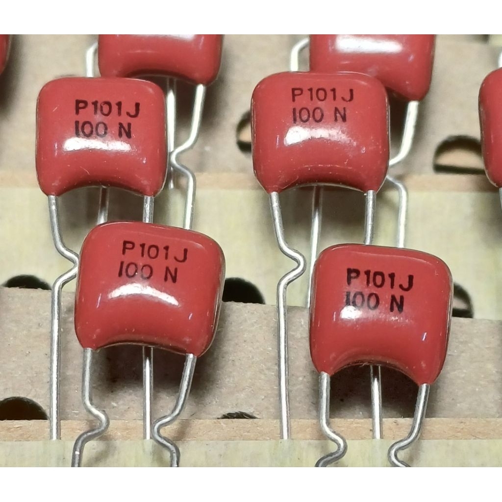 (ราคา4ตัว) Panasonic 100pf 100v Metallized Polyester Film Capacitor


ระยะขา 5 มม mm