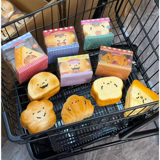 🍞(พร้อมส่งจากไทย) สกุชชี่รูปขนมปังแบรนด์ นุ่มพิเศษ มีคุณสมบัติคืนตัวช้า /และอื่นๆมีหลายแบบอ่านก่อนซื้อ (ใช้ส่วนลดได้)