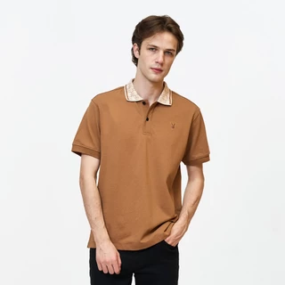 PLAYBOY 06PBเสื้อโปโลพ เสื้อผ้าผู้ชาย/เสื้อ/เสื้อโปโลสีน้ำตาล รุ่น P1MT269TP041BR