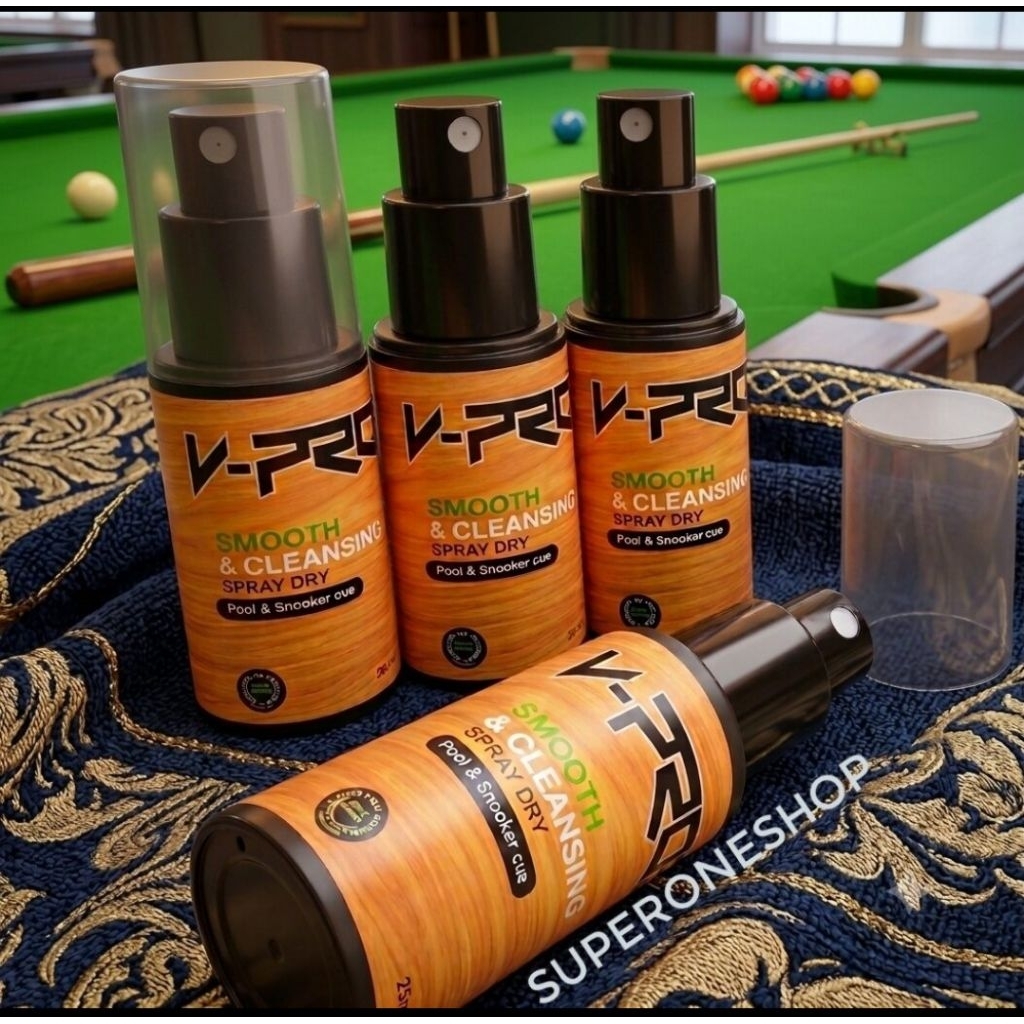 V-pro​ ( วีโปร​ )​ สเปรย์ทำความสะอาดและทำให้ไม้คิวลื่น​ ​vpro