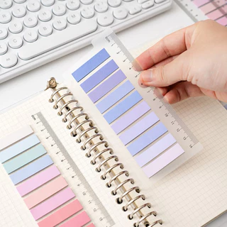 <พร้อมส่ง> โน๊ตกาวแถบ โทนสี กระดาษ ( 200แผ่น ) 15แบบ Sticky Note กระดาษโน๊ตกาว เครื่องเขียน