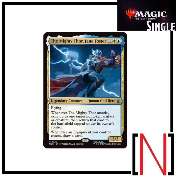 [MTG][Single][MSH] The Mighty Thor, Jane Foster ระดับ Rare [ภาษาอังกฤษ]