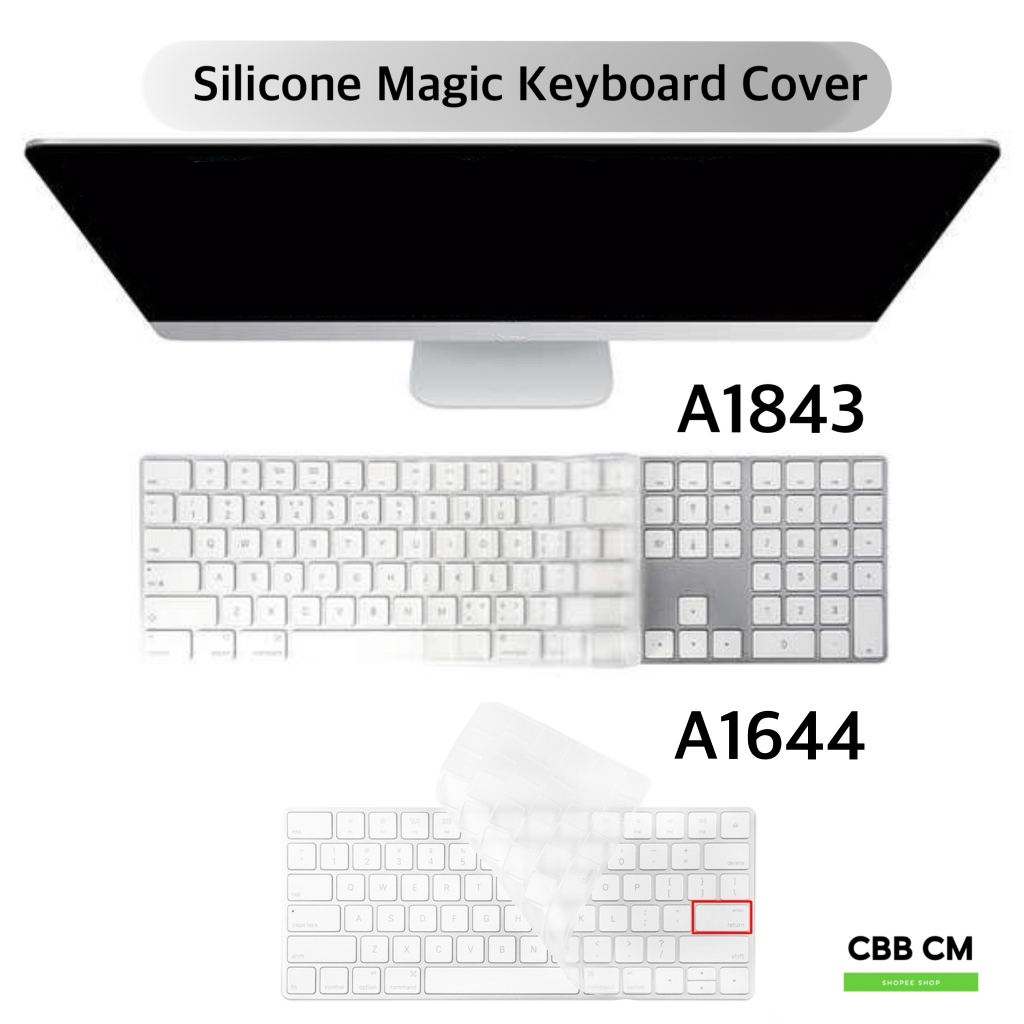 พร้อมส่ง🇹🇭Silicone magic Keyboard แบบใสTPU Model A1843 A1644 ซิลิโคนคลุมแป้นเมจิกคีย์บอร์ด magic Keyboard