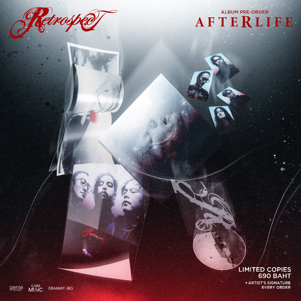 GMM MUSIC : Retrospect 'AFTERLIFE' Physical CD (พร้อมลายเซ็น) สินค้าหลุดจอง