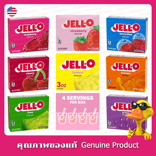เจลโอผงวุ้นเจลาตินสำเร็จรูป 85กรัม - Jello Gelatin Dessert 85g.