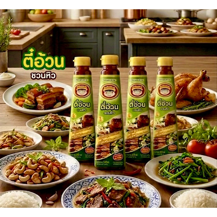 ซอสอเนกประสงค์ ตราตี๋อ้วนชวนหิว 4 ขวด 369 บาท
