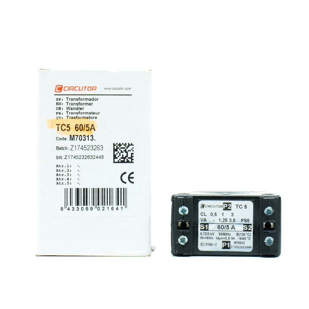 M70313 CIRCUTOR TC5 60/5A Current Transformer