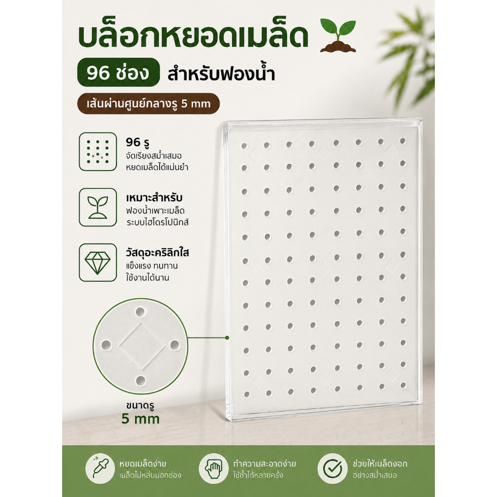 บล็อกเพาะเมล็ด ขึ้นฉ่าย 96 ช่อง รูปที่ 2