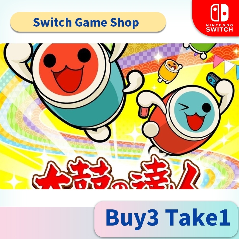 Taiko no Tatsujin: Drum'n'Fun!   Nintendo Switch Game（BUY 3 TAKE 1）