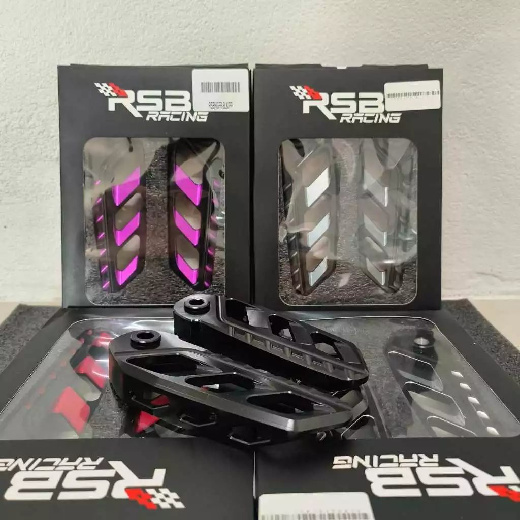 พักเท้าหลังแต่ง CNC สีทูโทน RSB Racing สำหรับ Honda GIORNO+ thumbnail 4