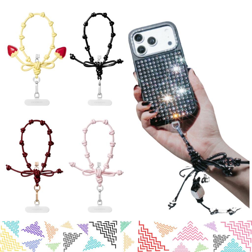 CASETiFY | Bow Charm Wristlet [Wrist Strap] แท้ พร้อมส่ง