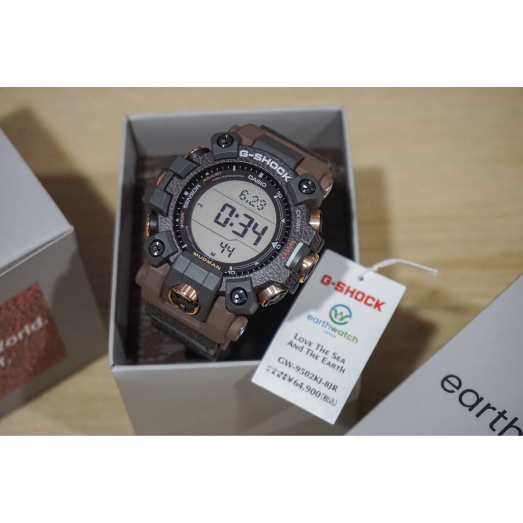 Earthwatch Japan Collaboration Model｜CASIO G-SHOCK GW-9502KJ-8JR, GW-9502KJ-8, GW-9502KJ
