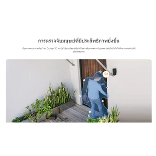 IMOU Cruiser SC 5MP กล้องวงจรปิดภายนอกหมุนได้ไฟไซเรนเตือนภัยสีแดง-น้ำเงิน คล้ายไฟตำรวจ รับประกัน 2ปี