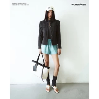 WOMENAGER - Joe sandals สี Wrinkle Ivory รองเท้าแตะหูคีบ สวมใส่ง่าย