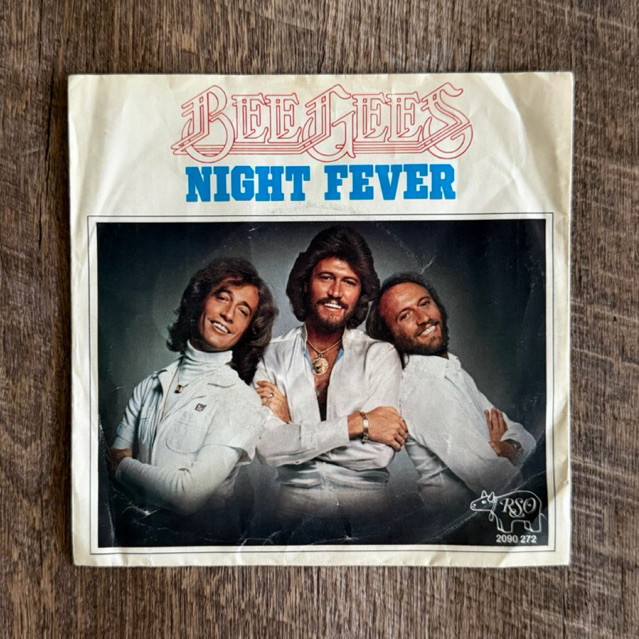แผ่นเสียง Bee gees - Night fever Vinyl lp 7”(VG)
