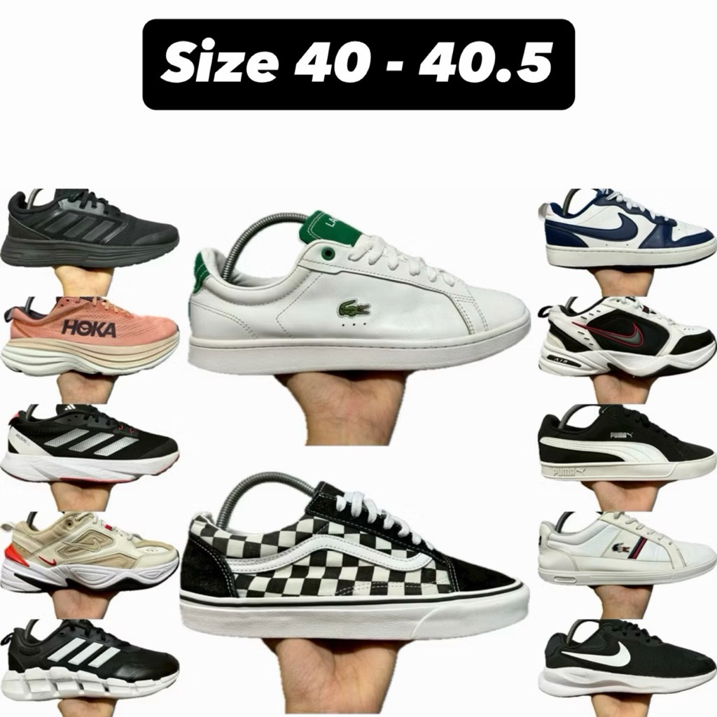 รองเท้ามือสอง รองเท้าผ้าใบ รองเท้าวิ่ง (กรุณาดูรูปเพิ่มเติมก่อนค่ะ)