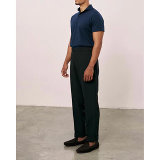 The Finery - The Hudson Trouser รุ่น Classic Fit ทรงต้นขาใหญ่ 7 สี กางเกงขายาว| ขาเรียบ Flat Front | ผ้ายืด + ตัวปรับเอว