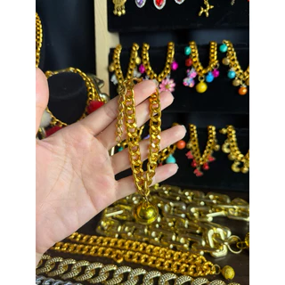 ปลอกคอสร้อยคอ หมาแมว ซื้อ3แถม1 โซ่อะลูมิเนียมกระดิ่งทรายเงิน-ทรายทองและธรรมดา ปรับขนาดความยาวได้