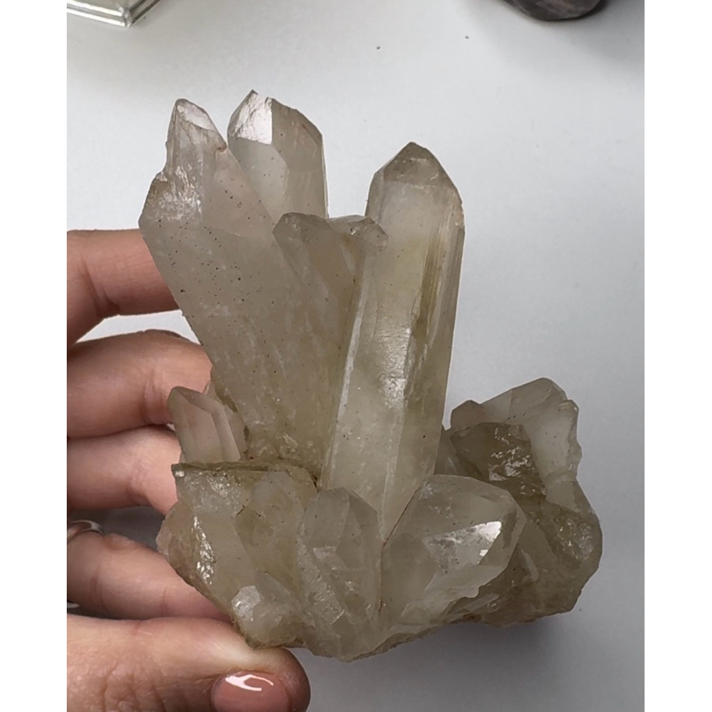 Citrine Cluster (ผลึกซิทรินคลัสเตอร์) "หินแห่งความมั่งคั่ง""หินพ่อค้า"(ได้ชิ้นในโพส)