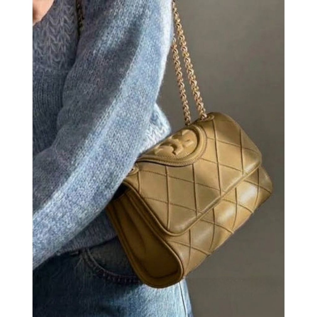 ‼️ล้างสต็อคขาดทุน มี 2 ขนาด งานShop ToryBurch FLEMING  CONVERTIBLE SHOULDER BAG Style number 75576, 