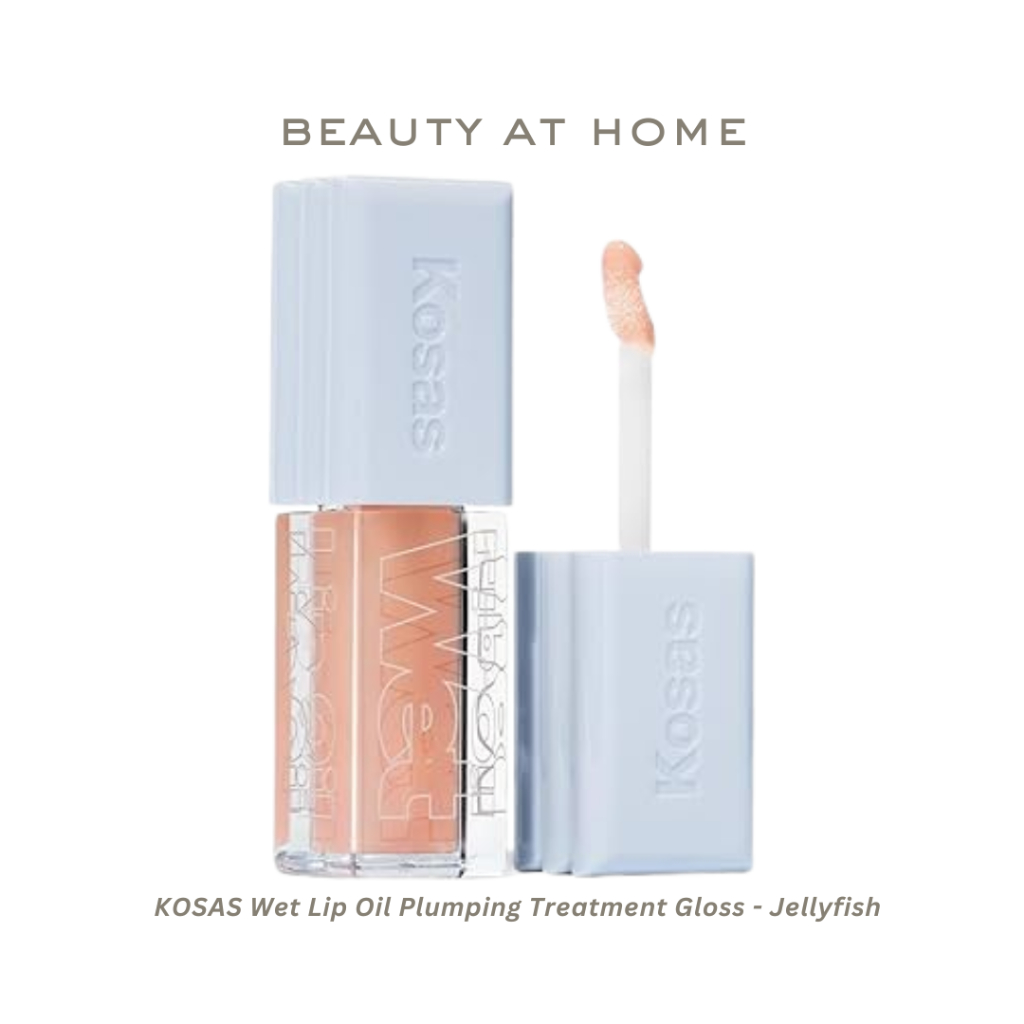 *พร้อมส่ง* Kosas Wet Lip Oil Plumping Treatment Gloss - Jellyfish 4.6ml
