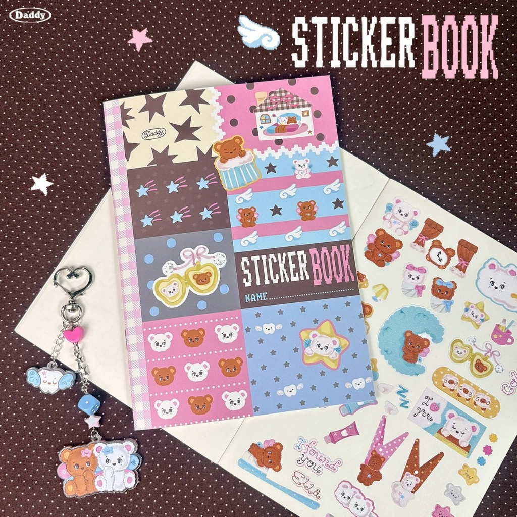 DADDY | Tiny Tooth Fairy Sticker Book สมุดสติกเกอร์ สุดน่ารัก