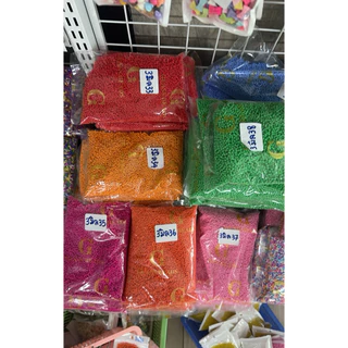 ลูกปัดเม็ดทรายGขนาด3มิลถุง450กรัมสินค้าDIY