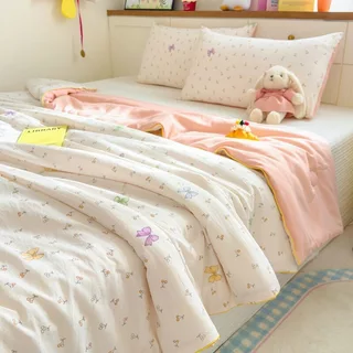 ผ้าห่มใยถั่วเหลือง 2 ชั้น (แม่&เด็ก) ฤดูร้อน/ห้องแอร์ ซักเครื่องได้คุณภาพมาตรฐานระดับ A