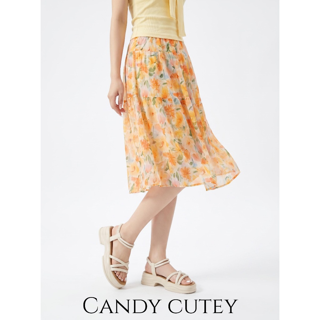 Candy Cutey รองเท้าแตะรัดส้น โดดเด่นด้วยดีไซน์สายรัดหน้าเท้าแบบไขว้ที่ให้ลุคที่ดูทันสมัยและโฉบเฉี่ยว รูปที่ 6
