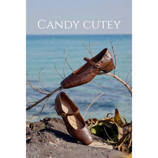 Candy Cutey รองเท้าหนังทรงแหลม ดีไซน์คลาสสิก เรียบร้อยแต่มีเสน่ห์ เหมาะทั้งวันทำงานและวันพิเศษ