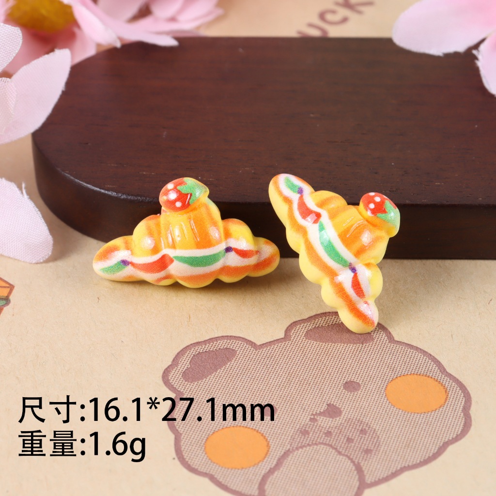 j042 ขนมโมเดลจำลองของจิ๋วของตกแต่งแพ็คละ 10 ชิ้น