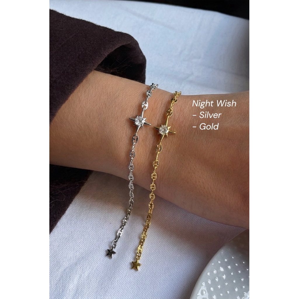BENE.CO Night Wish Bracelet สร้อยข้อมือ BN035 BN036