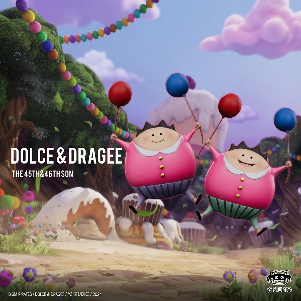 [พร้อมส่ง] YZ STUDIO - Dolce & Dragee กลุ่มลูกบิ๊กมัม แท้ WCF โมเดลเรซิ่น วันพีซ One Piece