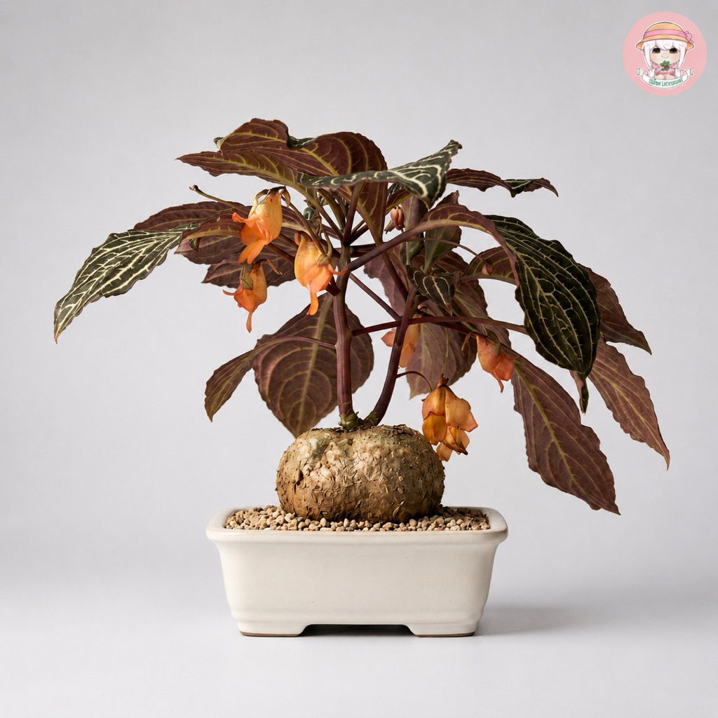 โขดเพ็งคล้าย 《 ส่งฟรี 》 ลุ้นสีดอก + คู่มือการดูแล / Impatiens phenklaii
