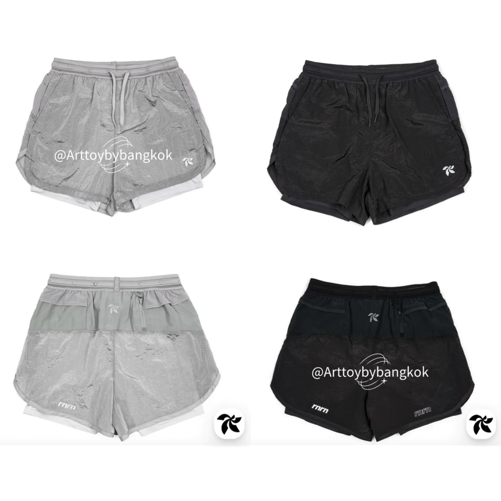✈️🔥พร้อมส่งจาก กทม. 🚛 กางเกงขาสั้น rnrn Rooftop Runner 2IN1 Shorts (2 Colors)