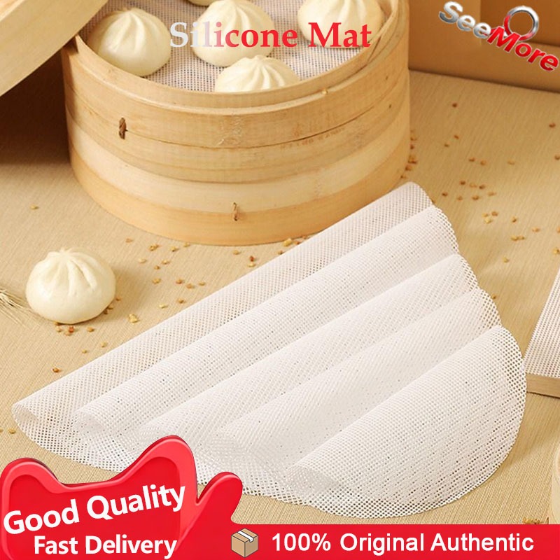 10/20แผ่น แผ่นซิลิโคนรองอบ ทนร้อน 180° Silicone Baking Mat ใช้ซ้ำได้ สำหรับอบผลไม้และเนื้อ แผ่นรองเตาอบ ทนความร้อน