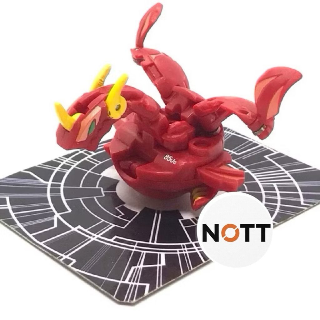 บาคุกัน Bakugan B2 Maxus Ultra Dragonoid Red Pyrus rare(สีแดงล้วน)