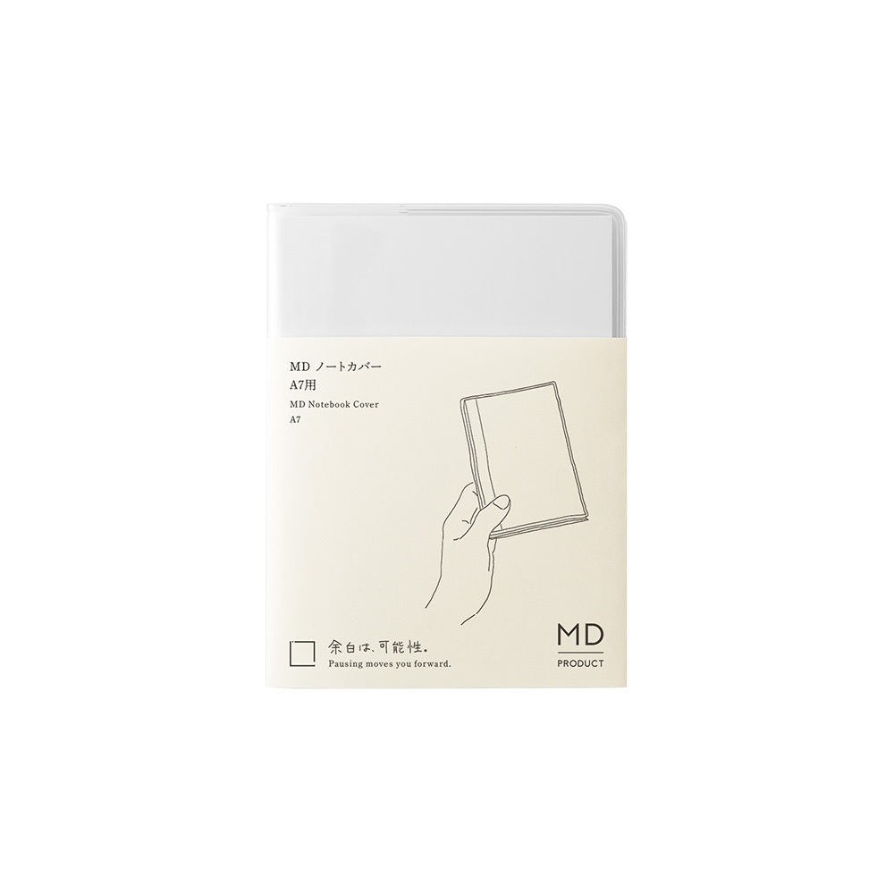 MIDORI Clear Cover for MD Notebook <A7> (D35657006) / ปกพลาสติกใสสำหรับสมุด MD ขนาด A7 แบรนด์ MIDORI จากประเทศญี่ปุ่น